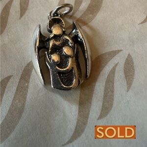 SOLD RETIRED James Avery Guardian Angel Charm Pendant Sterling Silver 925